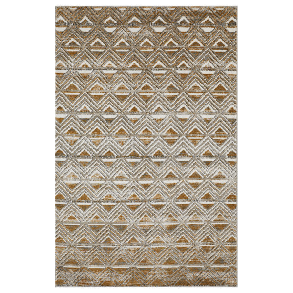 Union Rustic Andile Performance Brown Rug & Reviews Wayfair
